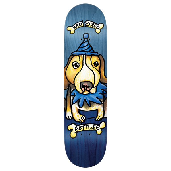 KRK GOTTWIG BLUEBERRY SKATEBOARD DECK-8.25 BLUE