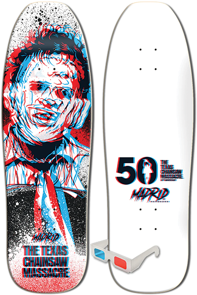 MADRID TCM LTD HEAD CHEESE 3D/POOL SUN SKATEBOARD DECK-9.5X31