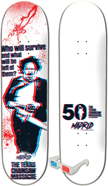 MADRID TCM LTD SURVIVE 3D/STREET SKATEBOARD DECK-8.5X32.5