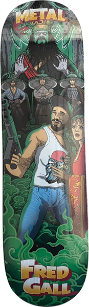 METAL GALL BIG TROUBLE SKATEBOARD DECK 8.5