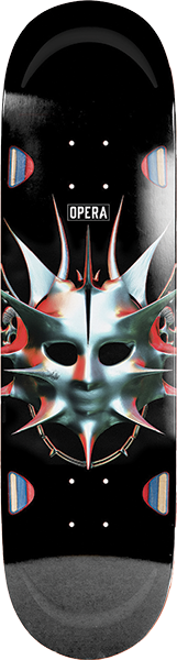 OPERA SPIKE SKATEBOARD DECK-9.0 BLK EX7