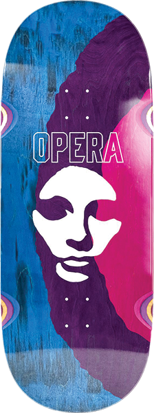 OPERA TRIPLE TORN BIG MASK DK-12X32.4 BLU/PUR/PNK