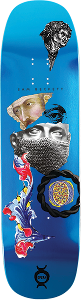 OPERA BECKETT CLIPPED SKATEBOARD DECK-8.75X32.5