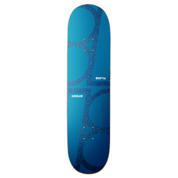 PLAN B GIRAUD MONOCHROME TWIN SKATEBOARD DECK-8.12