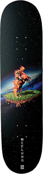 PLAN B MCCLUNG GHOSTRIDER SKATEBOARD DECK-8.25