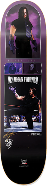 PRIMITIVE NEAL DEADMAN FOREVER SKATEBOARD DECK-8.12 BLACK