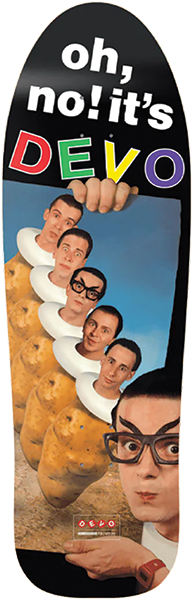 DEVO OH NO! IT'S DEVO SKATEBOARD DECK-9.75x31