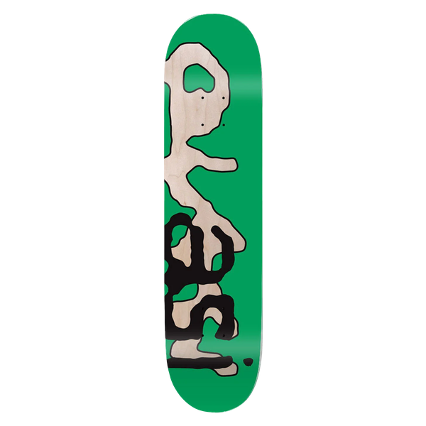 QUASI LOWERCASE SKATEBOARD DECK-8.25 GREEN