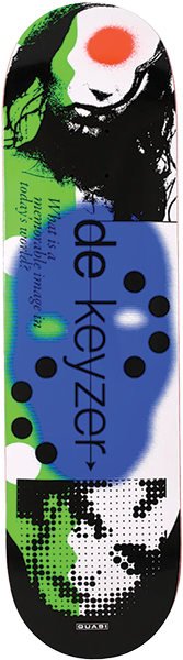 QUASI DE KEYZER IMAGE WORLD SKATEBOARD DECK 8.25