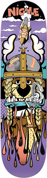 REAL HAUSE REAL X D.FACE SKATEBOARD DECK-8.06 FULL SE