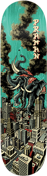 REAL PRAMAN RAMPAGE SKATEBOARD DECK-8.38 FULL SE