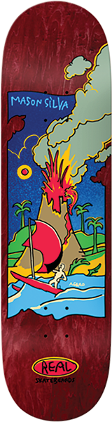 REAL SILVA VOLCANO SKATEBOARD DECK-8.25 DBX