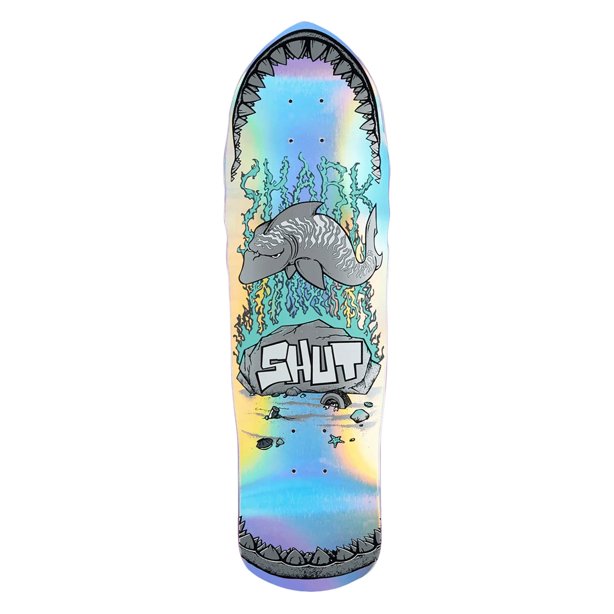 SHUT SPEED SHARK SKATEBOARD DECK-9.0 HOLO EX7