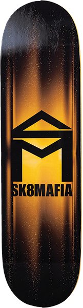 SK8MAFIA GLARE SKATEBOARD DECK-8.1 YELLOW