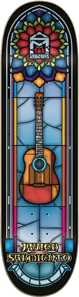 SK8MAFIA SARMIENTO STAINED GLASS SKATEBOARD DECK-7.75