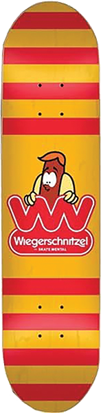 SKATE MENTAL VAN WAGENINGEN GLIZZY SKATEBOARD DECK-8.0