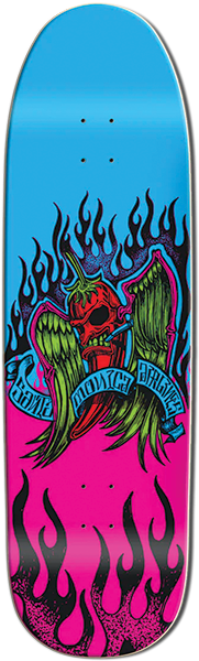 SMA EL ZEP FLYING CHILI PEPPER SKATEBOARD DECK-10X34.75 NAT