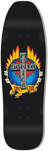 SMA STIGMATA SKATEBOARD DECK-9.5x31 BLACK