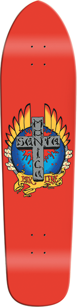 SMA STIGMATA LONGBOARD SKATEBOARD DECK-9.125X36.5 RED DIP
