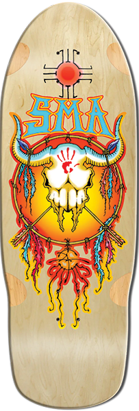 SMA HUMPSTON SERIES 3 SKATEBOARD DECK-10.12X30.25 NAT