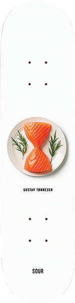 SOUR TONNESEN SALMON SKATEBOARD DECK-8.25