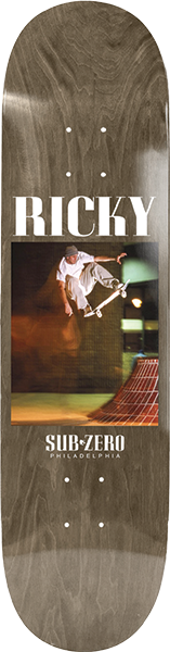 SUB ZERO OYOLA TRIBUTE SKATEBOARD DECK-8.5 BROWN EX7
