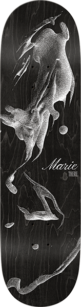 THERE DE COURCY DELIVERY SKATEBOARD DECK-8.12 BLACK