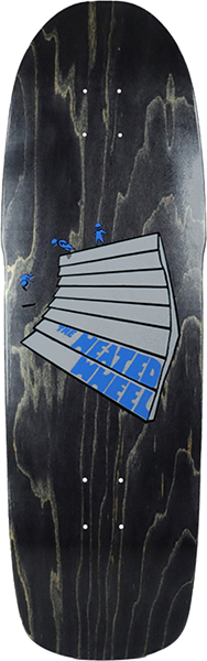 THE HEATED WHEEL SLAM TIME SKATEBOARD DECK-9.6x31.5 GREY