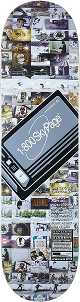 UNDERWORLD ELEMENT SKYPAGER SKATEBOARD DECK-8.25