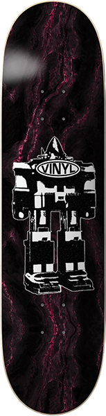 VINYL SPIRAL SKATEBOARD DECK-8.38 ROBOT MARBLE