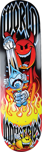 WORLD INDUSTRIES WEDGIE SKATEBOARD DECK-8.1 w/ grip
