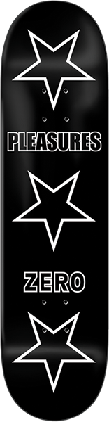 ZERO PLEASURES STARS SKATEBOARD DECK-8.25