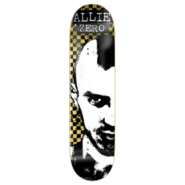 ZERO ALLIE TAXI DRIVER 30YR SKATEBOARD DECK-8.5 GOLD FOIL