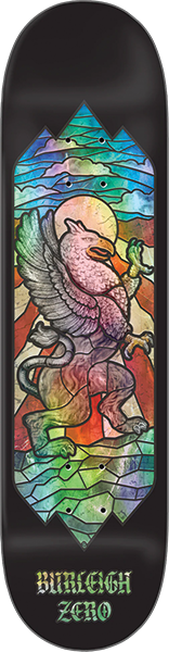 ZERO BURLEIGH STAINED GLASS SKATEBOARD DECK-8.5 GRIFFIN