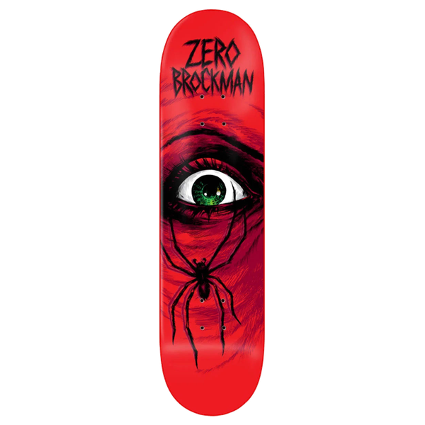 ZERO BROCKMAN WOLFSPIDER 30YR SKATEBOARD DECK-8.5 RED