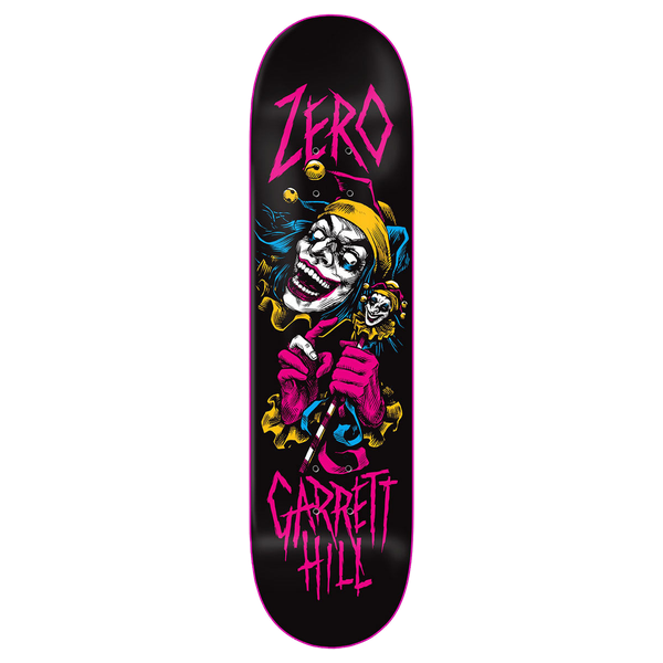 ZERO HILL JESTER 30YR SKATEBOARD DECK-8.25 PINK