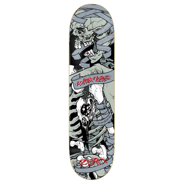 ZERO LOPEZ PUSHEAD 30YR SKATEBOARD DECK-8.25
