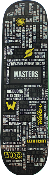 WALKER MASTERS SKATEBOARD DECK-8.0