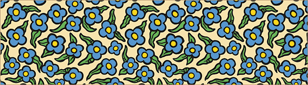 KROOKED SINGLE SHEET GRIP TAPE FLOWERS