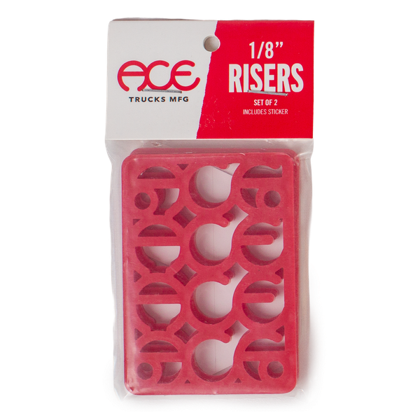 ACE SHIMS RISER PADS 1/8" RED