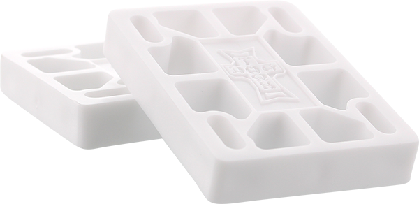 DOGTOWN 1/2" RISERS SET WHITE