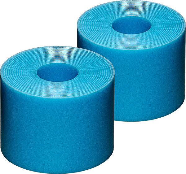 SEISMIC DEFCON BARREL 0.75" TALL 81A SKY BLUE 2pc