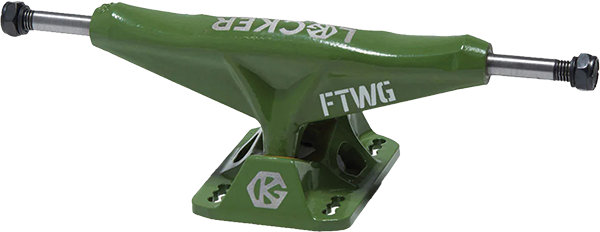GRIND KING LOCKER TRUCK 8.25 ARMY GREEN TRUCKS SET