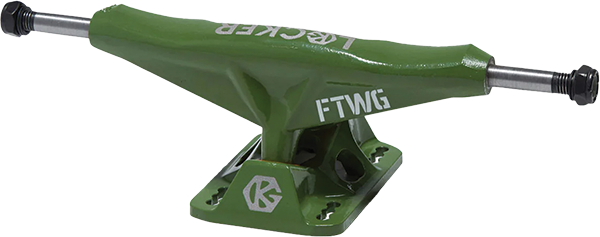GRIND KING LOCKER TRUCK 8.5 ARMY GREEN TRUCKS SET