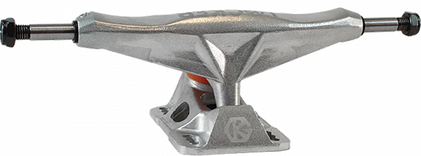 GRIND KING LOCKER TRUCK 9.5 RAW SILVER TRUCKS SET