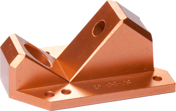 SZ RKP BASE PLATE 50 SAFFRON 1pc TRUCKS SET