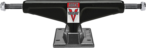 VENTURE HI 5.2 TEAM-ED AWAKE BLK/CHROME TRUCKS SET