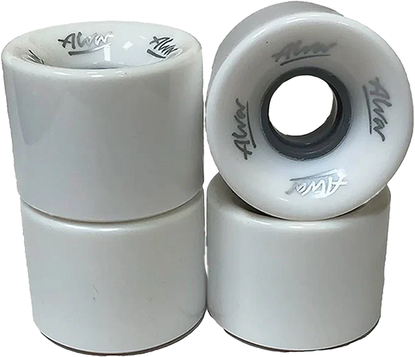 ALVA CRUISER 60MM 78A SOLID WHITE WHEELS SET