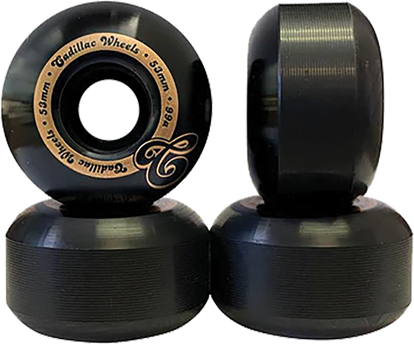 CADILLAC STREET 53MM 99A BLACK WHEELS SET