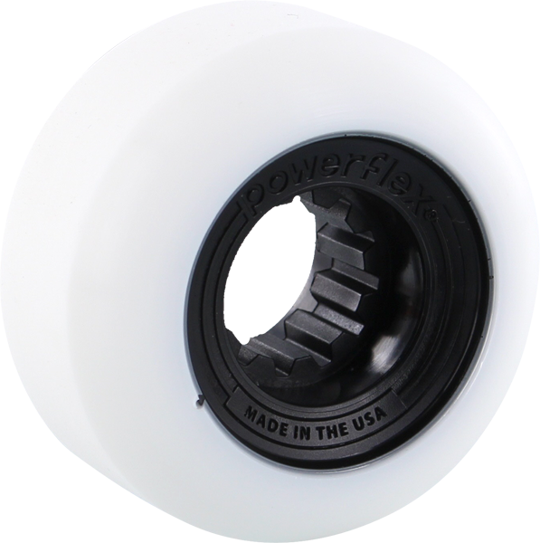 POWERFLEX GUMBALL 56mm 83b WHT/BLACK Wheesl Set